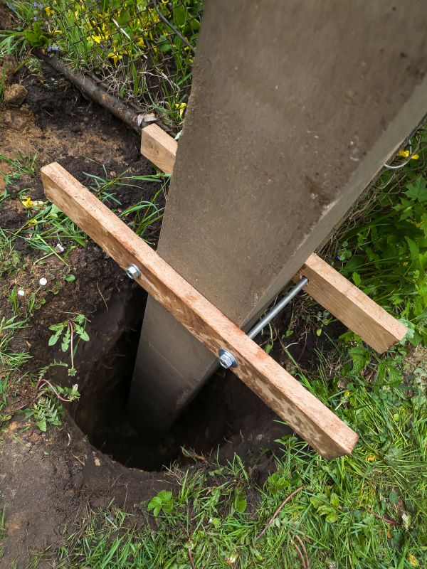 Foundation And Post Repairs For Free-Standing Outdoor Structures